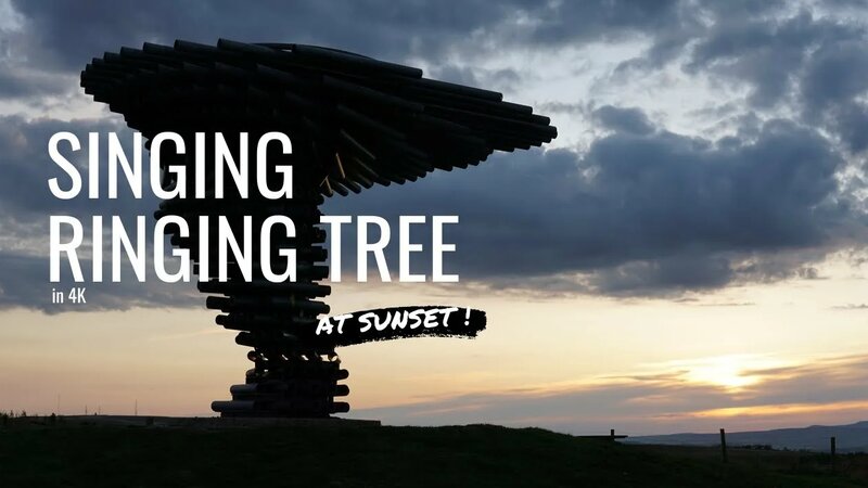 Singing Ringing Tree at Sunset, Panopticons, Burnley | Nature ASMR ...