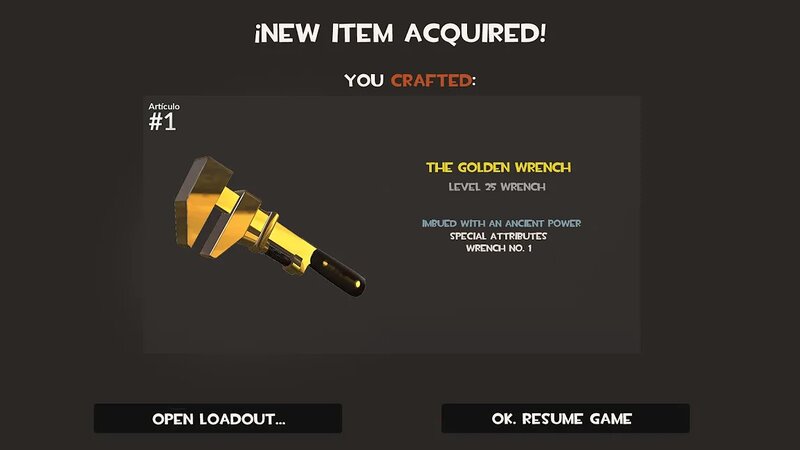 How to Craft the Golden Wrench in TF2 - Смотреть онлайн в поиске ...