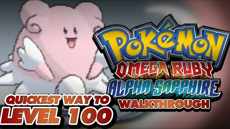 Pokémon Omega Ruby and Alpha Sapphire Walkthrough - Level up fast ...