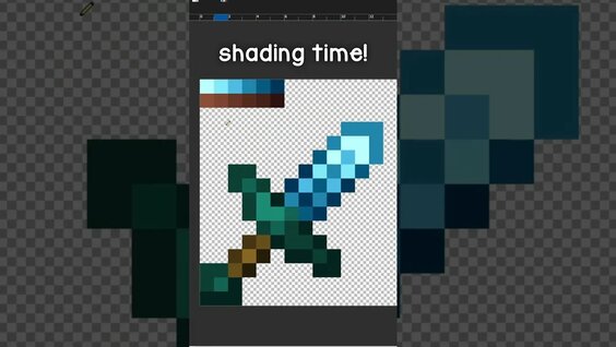 TEXTURE PACK TUTORIAL - DIAMOND SWORD #minecraft #minecrafttutorial #m