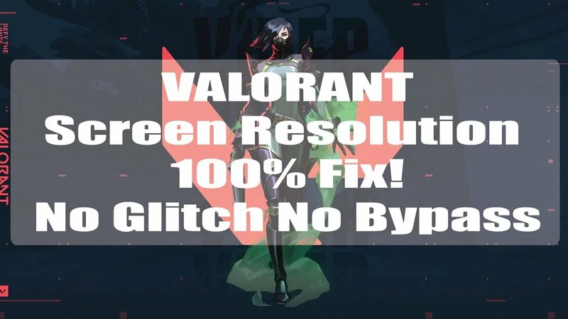How to fix Valorant Screen Resolution 100% FIX !!! ( 2024 Still Working ...