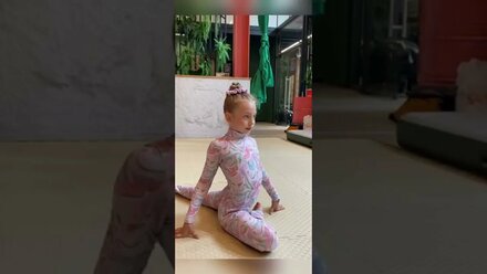 Разминка воздушной гимнастки