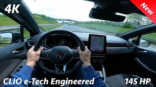 Renault Clio 2023 POV Test drive in 4K (e-Tech Engineered 145 Full Hybrid)