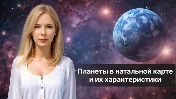 Планеты в натальной карте и их характеристики. — Видео от Астрология. Обучение.