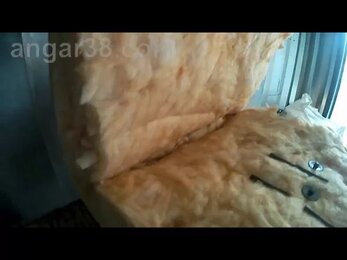 Утеплитель ангара - Крупным планом. Видео. Бескаркасные ангары. Самостоятельная сборка ангара
