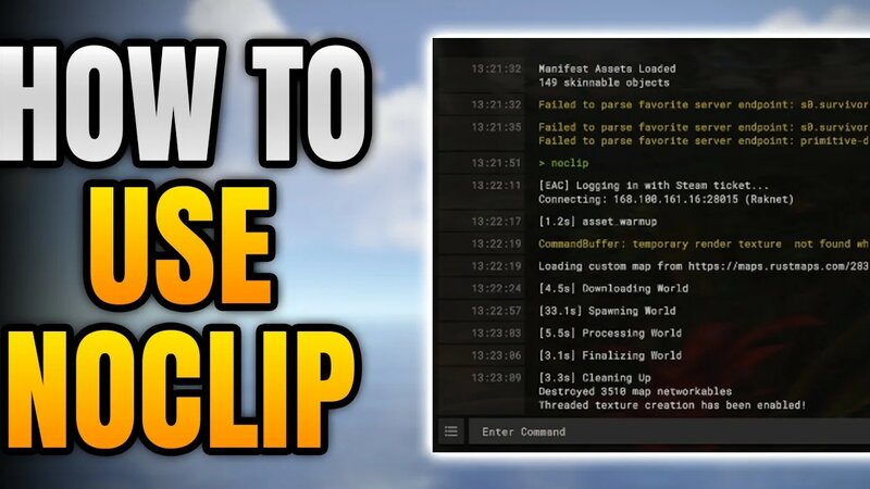 Rust – How To Fly And Noclip | How To Bind The Noclip Command ...