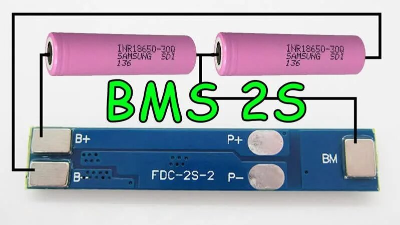 bms 2s контроллер заряда и разряда Li-Ion аккумуляторов 18650. — Видео ...