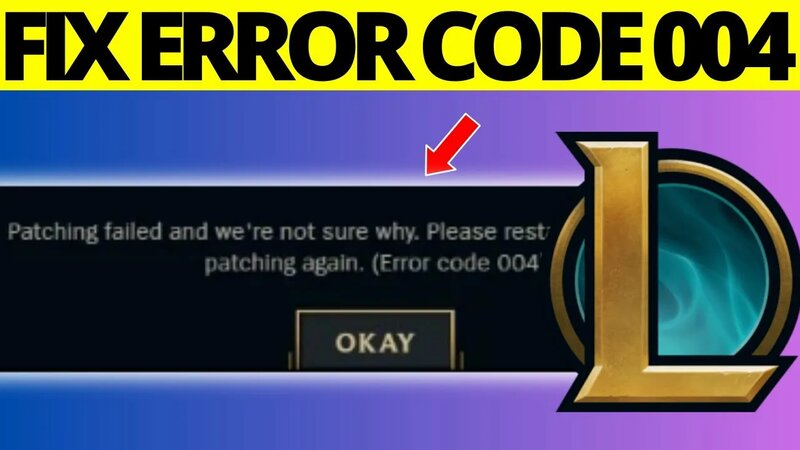 How to Fix League of Legends Error Code 004 - Yandex Video aramada ...