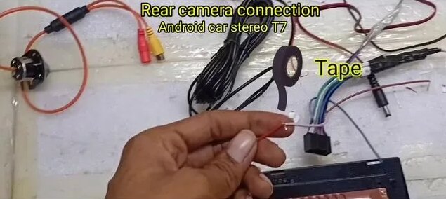 Back Camera Installation & connection of Android Car stereo TS7 - [Step ...