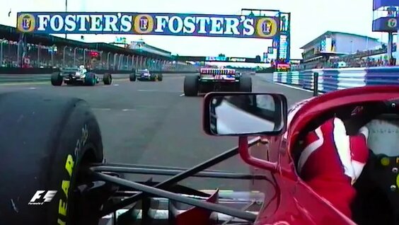 Старт гонки в Сильверстоуне с Жаном Алези 1995 год — Видео от Formula 1 Team | Формула 1 | Т...