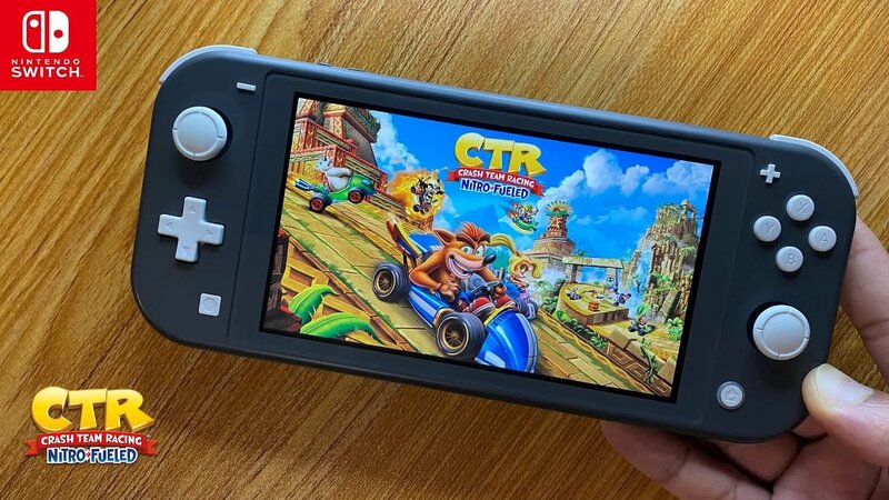 Crash Team Racing Nitro-Fueled Nintendo Switch Lite Gameplay - Смотреть ...