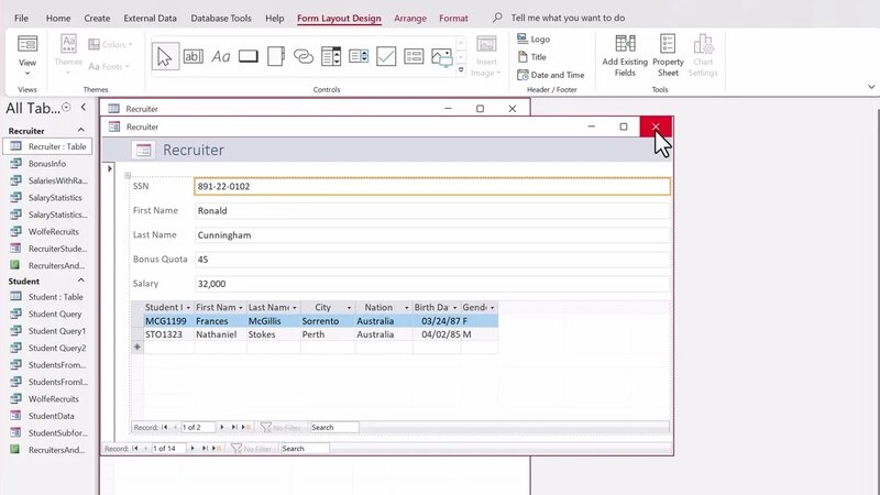 Create Custom Forms in Microsoft Access for Easy Data Entry - Yandex ...