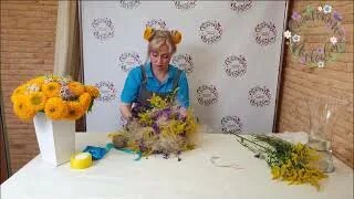 Уроки флористики. Букет из полевых цветов, который может собрать каждый!