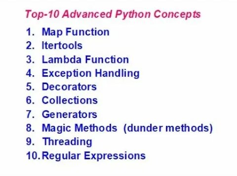 İleri Python (Advanced Python) Ders İçeriği Tanıtımı (Özel Ders ...