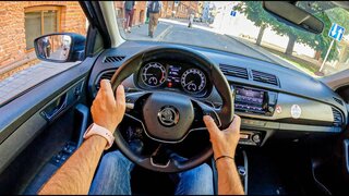 2021 Skoda Fabia [1.0 TSI 110hp] |0-100 | POV Test Drive #1267 Joe Black