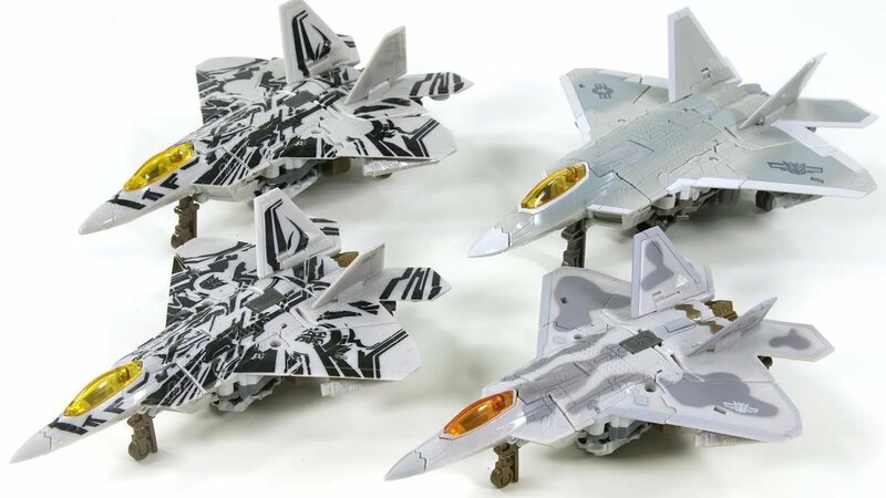 Transformers Movie Deluxe Voyager Starscream F 22 Raptor Vehicle ...