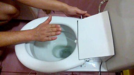 Крышка-биде для унитаза. Washlet. Самодельная. Часть-2
