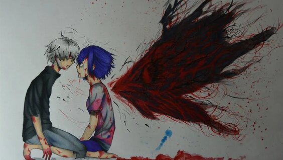 Kaneki e Touka vs Tsukiyama  Tokyo Ghoul (DUBLADO) 