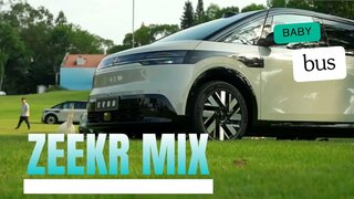 Обзор Zeekr MIX 2024.  Автобус для школы и рыбалки