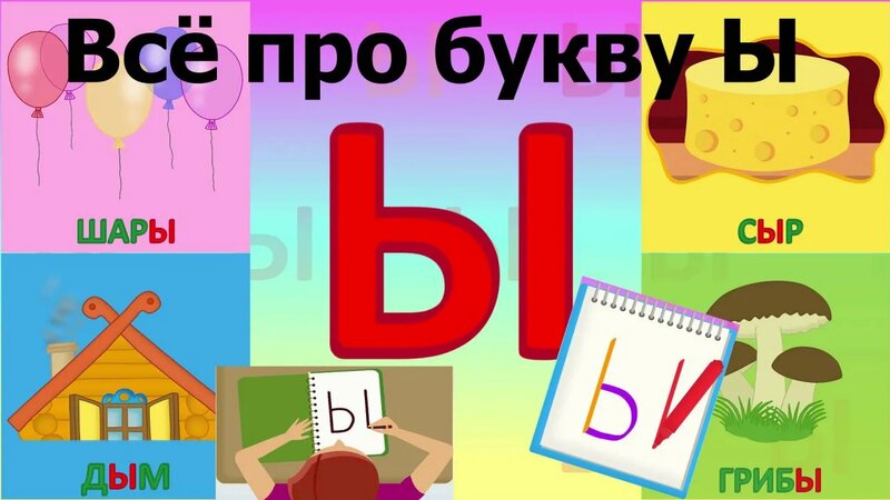 Алфавит Буква Ы + как писать + слова на Ы + #развивающиймультик # ...