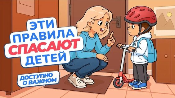 Инструкции для детской безопасности — Видео от Госуслуги для родителей
