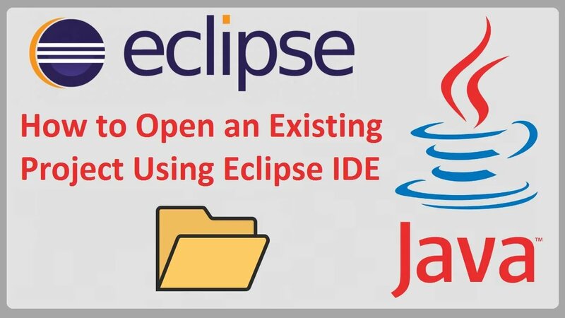 How to Open an Existing Java Project Using Eclipse IDE - Yandex Video ...