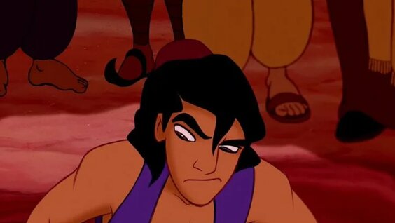 Multfilmlar Aladdin bilan jinsiy aloqada