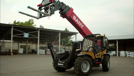 Телескопические погрузчики SANY STH 1440 и STH 1840 от ГК ПСК (тизер)