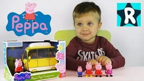 Свинка Пеппа Кемпинг Распаковка Машинки Peppa Pig Camping Playset ...