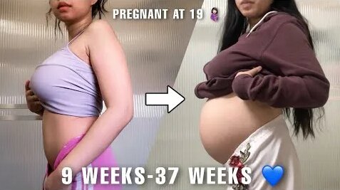 Pregnant Teen Caption