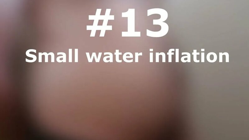Belly Inflation #13 Water inflation in the shower - çevrimiçi izle ...
