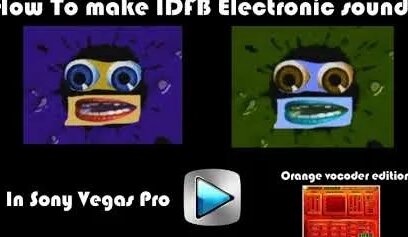 How To Make IDFB Electronic Sounds Effects On Sony Vegas Pro (Orange ...