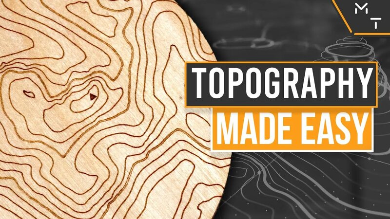 Quick & Easy Topographic / Contour Vector Maps For Laser Cutting | How ...