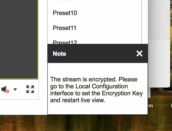 How To Fix Stream Encryption Errors on Hik-vision 