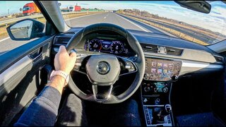 2023 Skoda Superb [1.5 TSI 150hp] |0-100| POV Test Drive #1921 Joe Black