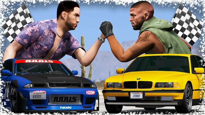 Johnny and Cassie are racing! (GTA V) - Смотреть онлайн в поиске ...