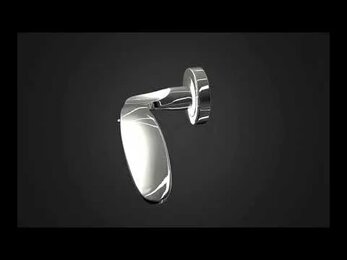 Интерактивная 3D модель хромированной ручки
