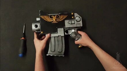 Nerf bolt pistol from Warhammer 40000