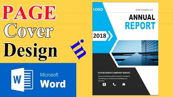 how-to-make-a-cover-page-design-for-report-and-book-in-microsoft-word