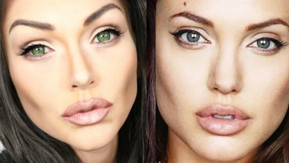 Angelina Jolie - Transformation (Face Morph Evolution 1975 - 2023