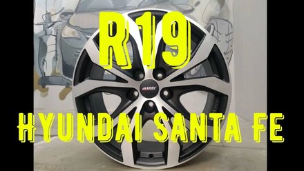 Зимний комплект R 19 + датчики давления на Hyundai Santa Fe