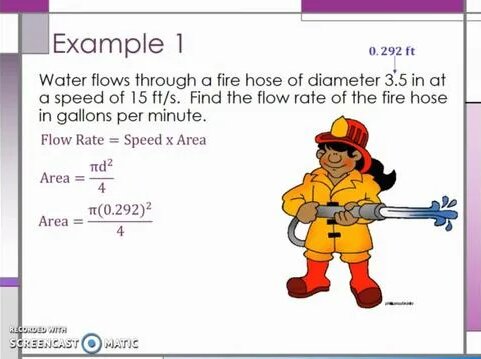 Fluid Flow Rate Calculations – Science of Mechanics - Смотреть онлайн в ...