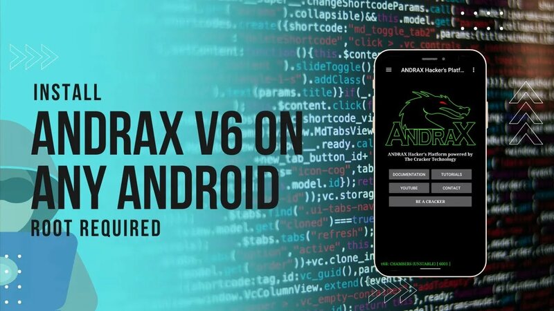 How To Install Andrax V6 On Any Android Phone || ROOT Required ...