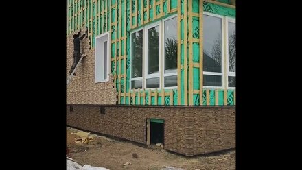 Утепление и отделка фасада дома из керамзитобетонных блоков. Часть 3.