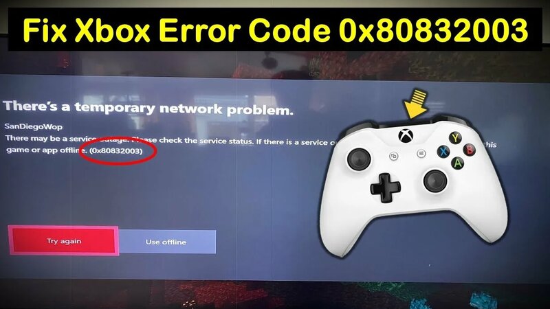 How to Fix There’s a Temporary Network Problem Error Code 0x80832003 ...