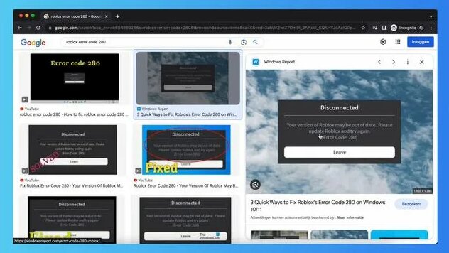 Error Code 280 Roblox - How to Fix - Смотреть онлайн в поиске Яндекса ...