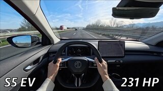 MG S5 EV 2025 POV Test drive (231 HP RWD)