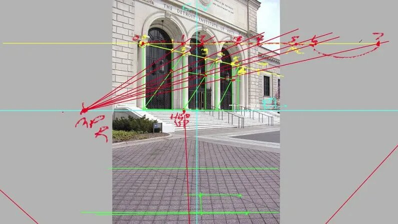 25 Diagram 83 - Digital Perspective Over Detroit's Institute of Art ...