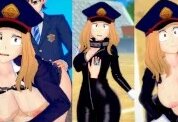 [Hentai Game Koikatsu! ]  Faça sexo com Peitões My Hero Academia Camie Utsushimi.Vídeo