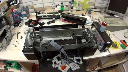 Капитальный ремонт принтера Epson L800 в сервисном центре Айтиджин